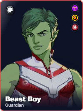 Limited Mythic Champion Beast Boy in DC Dark Legion